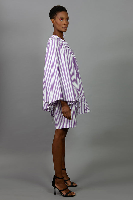 The Striped Cotton Jumpsuit