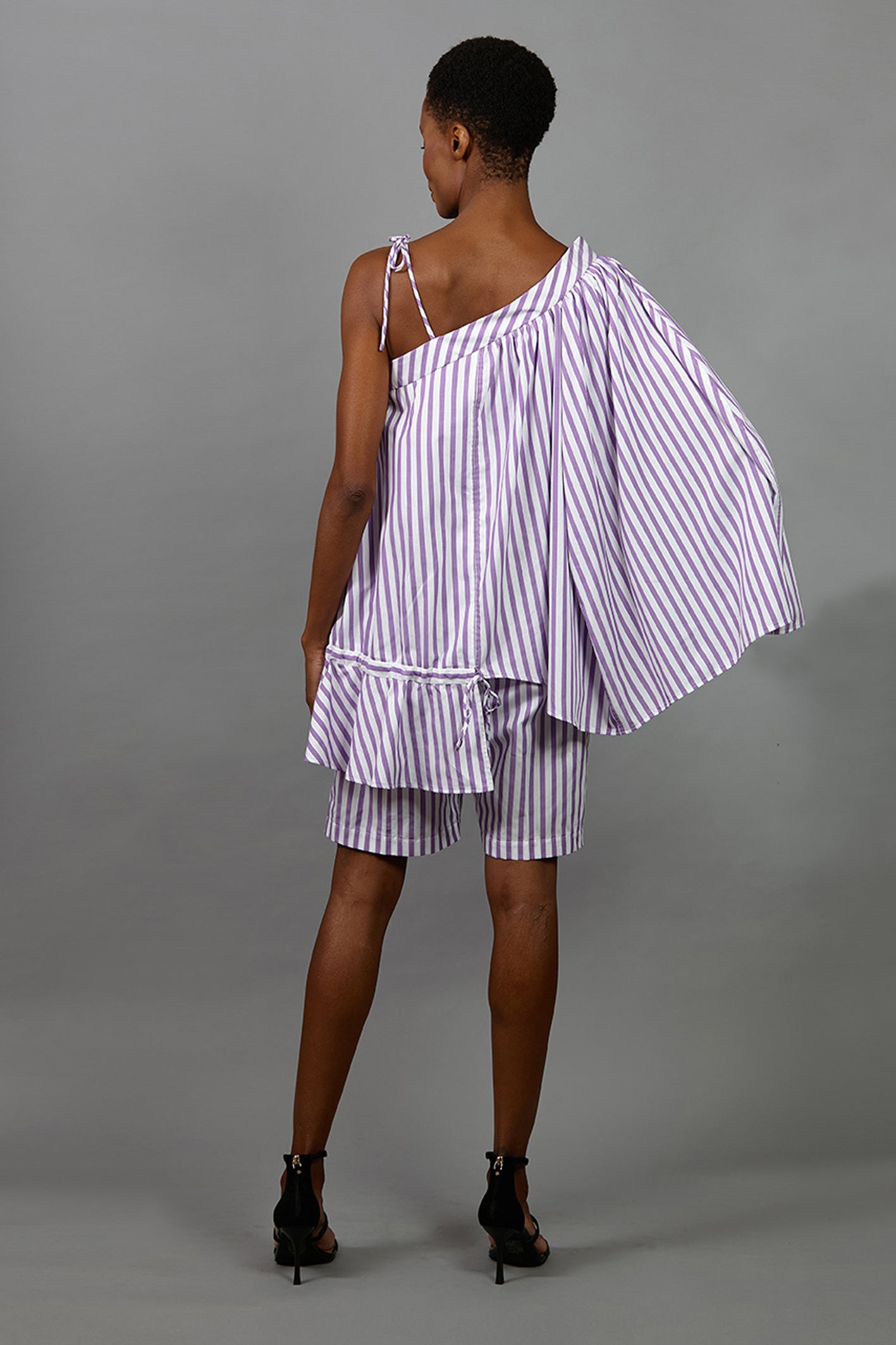 The Striped Cotton Jumpsuit