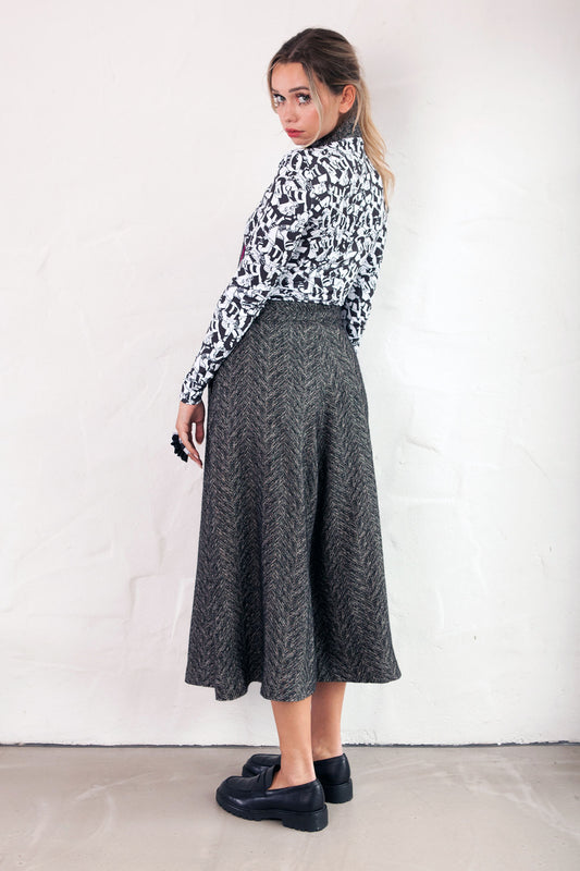 HORIZONTAL RUGBY Wide 3/4 Culottes