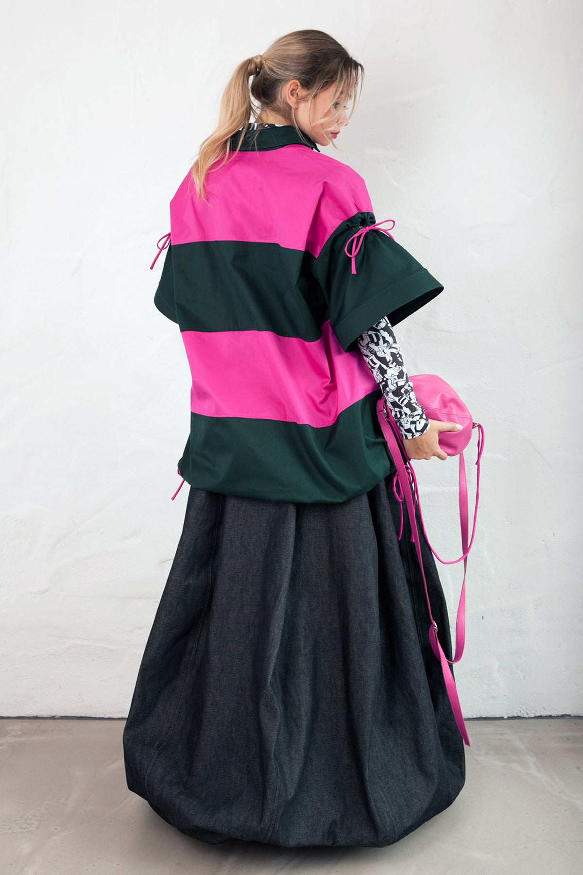 HORIZONTAL RUGBY Volume Skirt