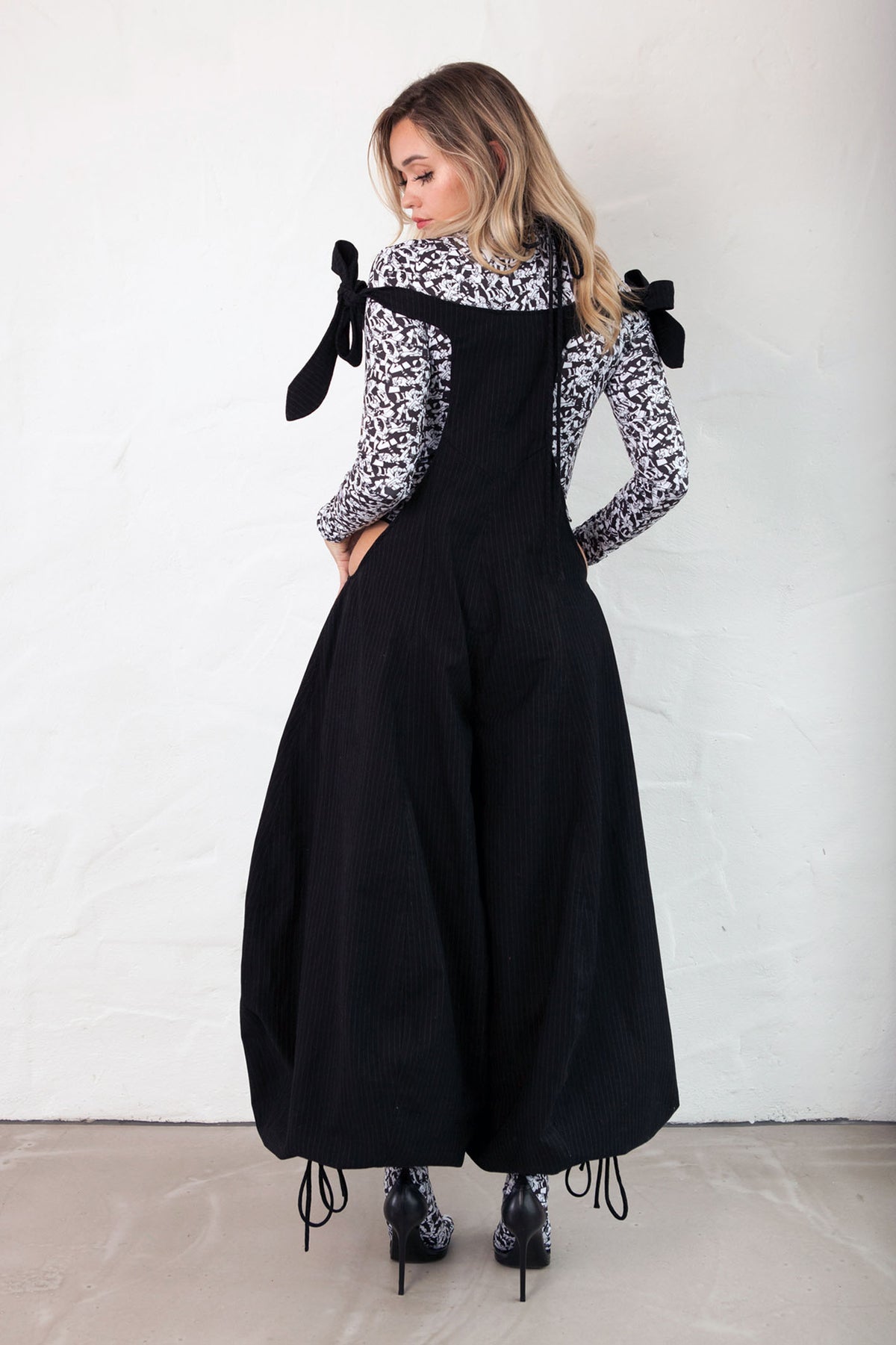HORIZONTAL RUGBY Cut-Out Dungarees