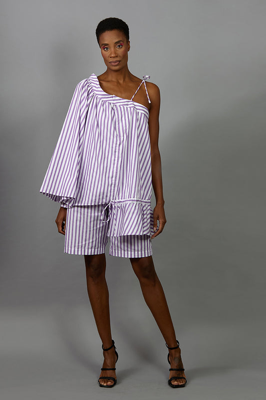 The Striped Cotton Jumpsuit