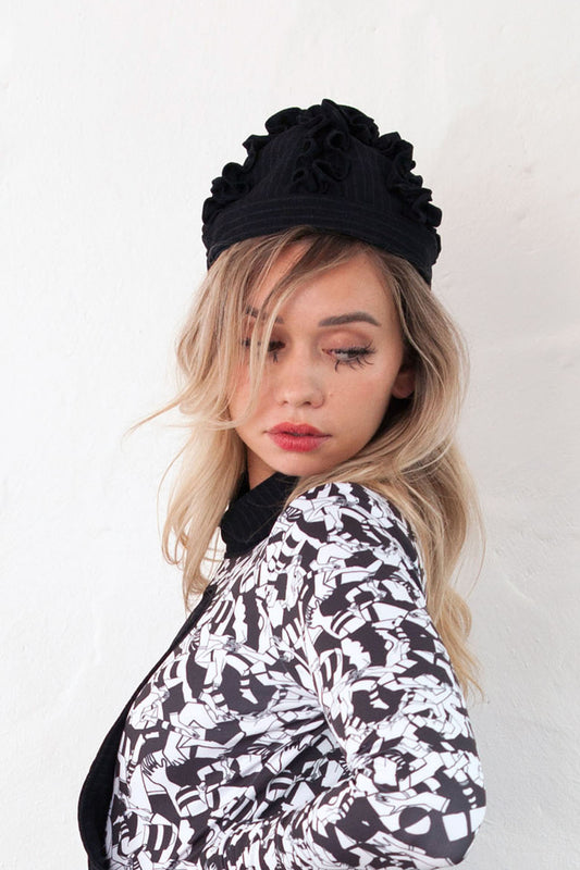 HORIZONTAL RUGBY  Ruffled Rugby Hat